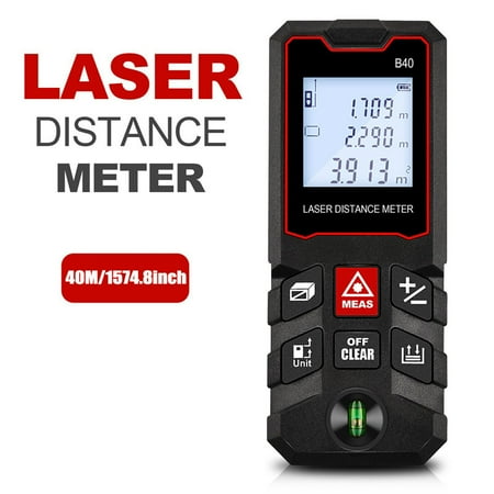

Shawty 1pc Portable Digital Measure Tool Laser Measure Distance Meters Measure Distance Area And Volume M/IN/FT Switching Backlit LCD And Pythagorean