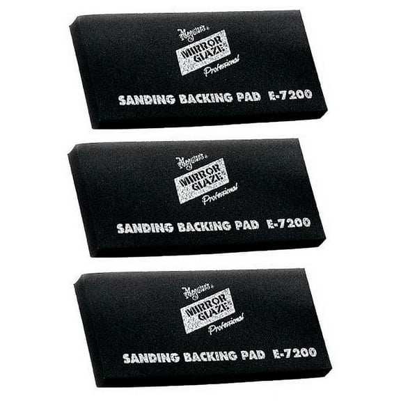 Meguiar's E7200 Mirror Glaze High-Tech Backing Pad (3 Pack)
