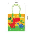 thumbnail image 3 of TINYMILLS Dinosaur Party Favor Treat Bags Goody Bags with Handles for Birthdays Party Favors Party Pack of 12, 3 of 4
