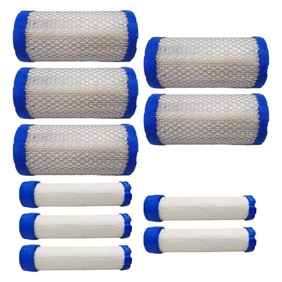 5PK Air Filter Kit For John Deere 1023E X495 4010 2020A F620 Fits M113621