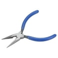 thumbnail image 3 of Alicates de punta fina Uxcell de 5" con dientes, alicate de precisión con mango azul para manualidades, 3 of 6