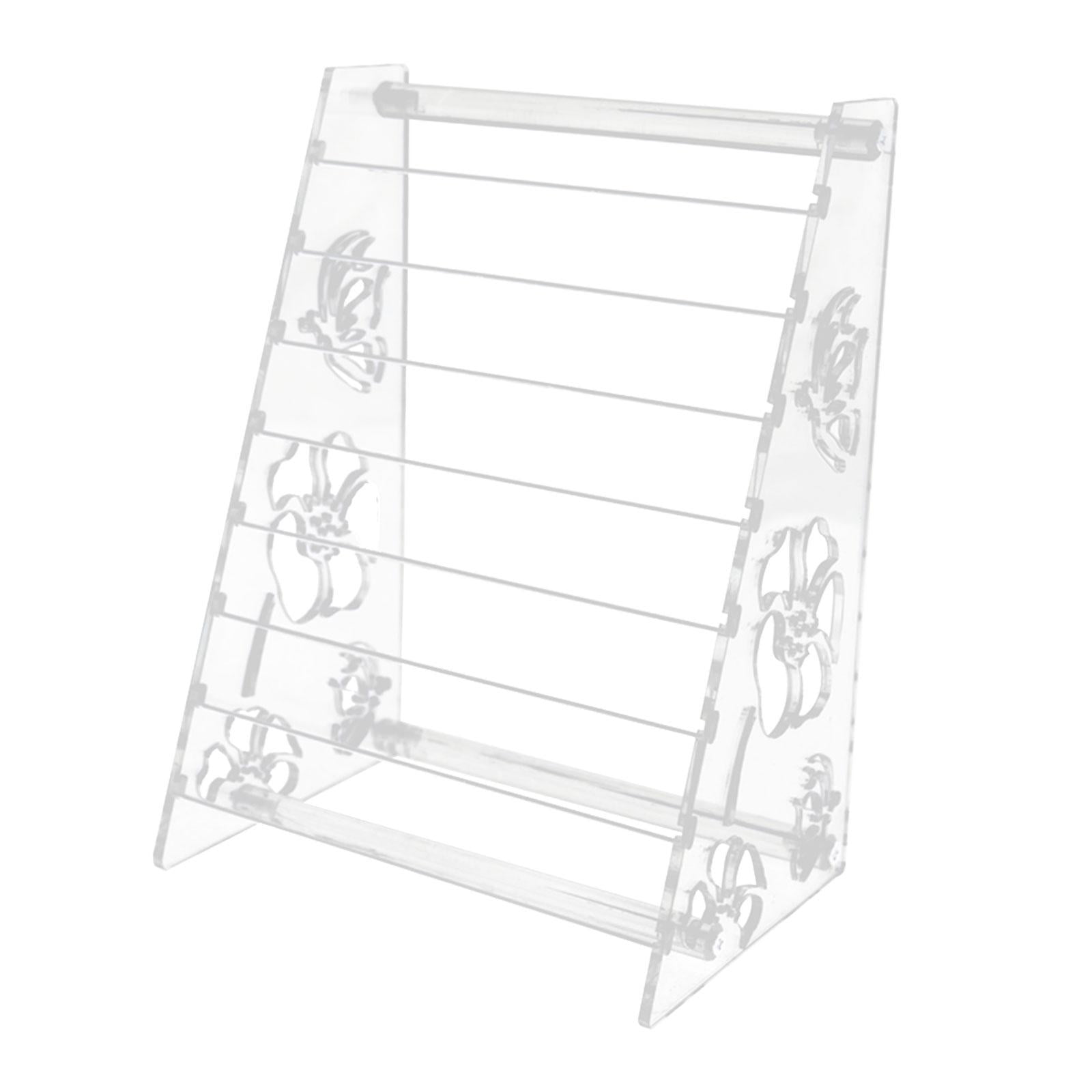 Acrylic Beads Display Rack 8 Tiers Jewelry Charms Earrings Organizer Jewelry Stand Holder Hanging Organizer Decorative