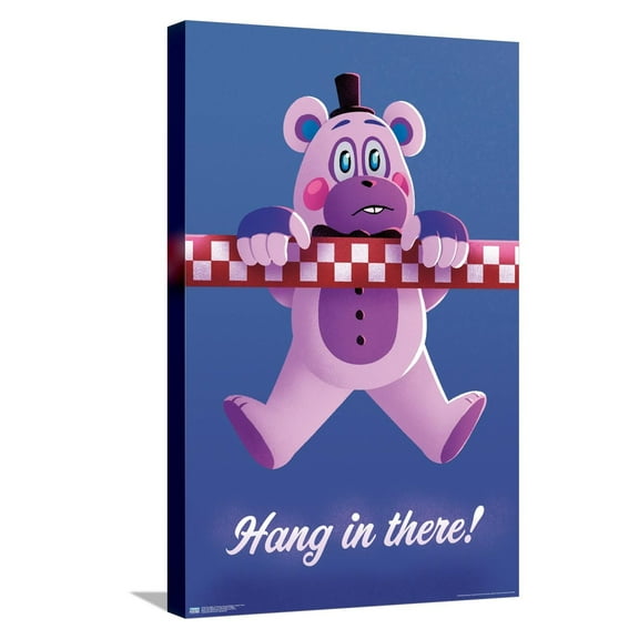 Five Nights at Freddy's: Security Breach - Hang In There Canvas Wall Poster, 14.725" x 22.375"
