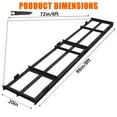 thumbnail image 3 of Edtara Tow Behind Driveway Leveler, Drag Harrow Power Rake With 6ft Chain for Gravel, Sand, and Lawn, Compatible With Atvs or Mowers, 3 of 7