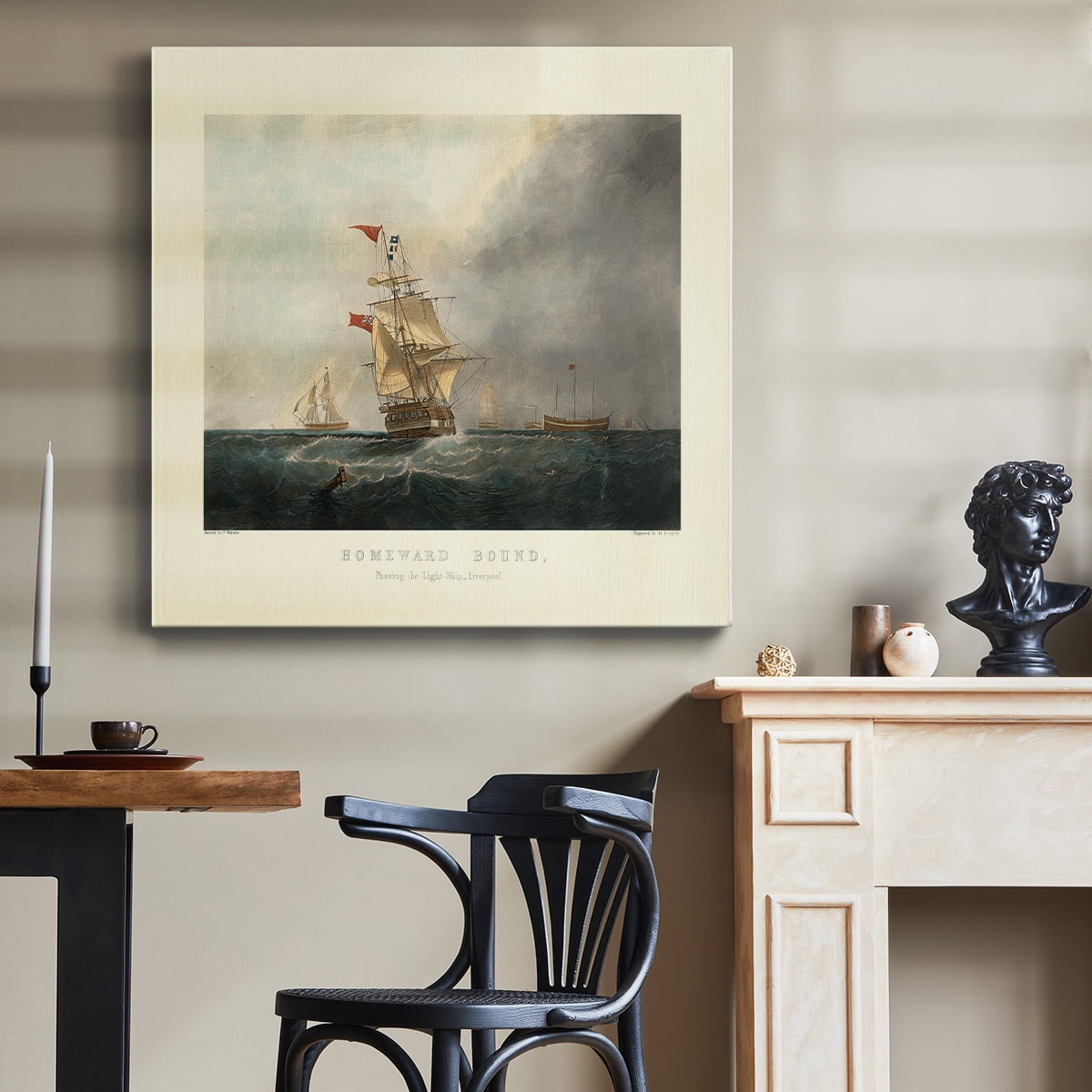 Wexford Home Homeward Bound-Premium Gallery Wrapped Canvas, 10" x 10" - Ready to Hang