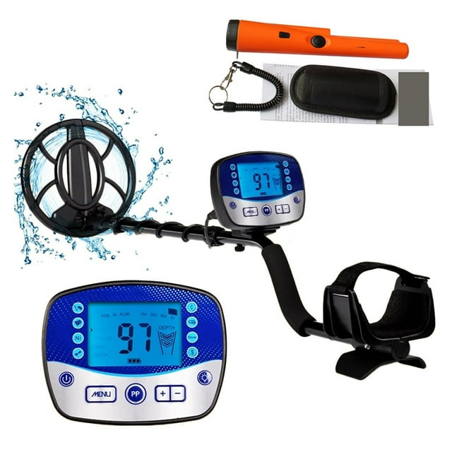 T11 Metal Detectors Professional Higher Accuracy Gold Detector Treasure Hunter LCD Display Coil Detecting ,Easy to Install