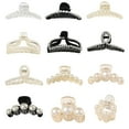 thumbnail image 4 of Jumpingount 1 Uds. De pinzas para el pelo para mujer, hipérbole, perlas grandes, pinzas para el pelo, pasadores de peinado para maquillaje, horquilla de Accesorio para el cabello estilo 17 Jumpingount AP001174-17, 4 of 6