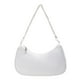 thumbnail image 1 of Bolsa De Hombro Bolso de mano de moda para mujer, bolso de hombro de cadena de Color sólido para axilas (blanco) Tmvgtek Para Estrenar, 1 of 4