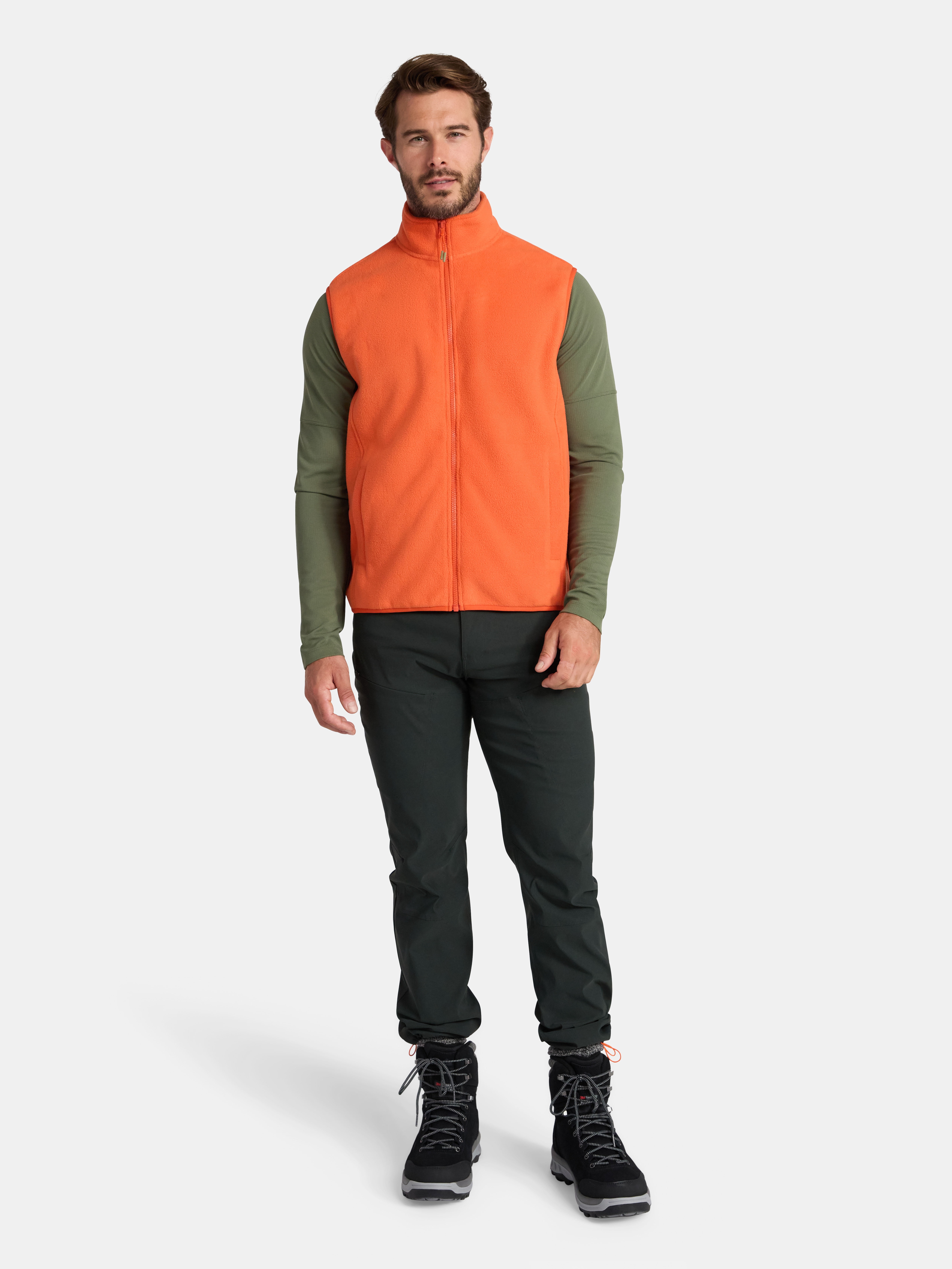 Ozark Trail Men's and Big Men's Fleece Vest, Sizes S-3XL