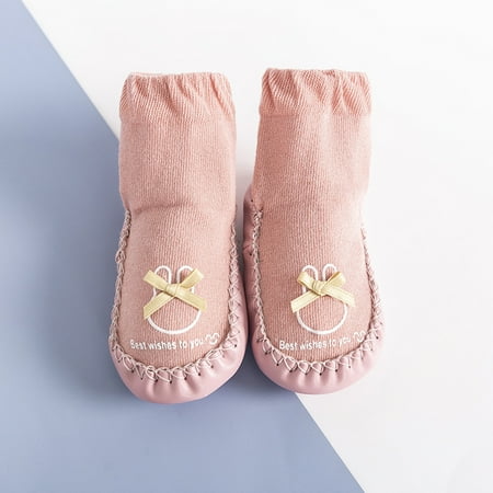 

YOHOME Newborn Baby Cartoon Newborn Baby Girls Boys Anti-Slip Socks Slipper Shoes
