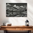 thumbnail image 2 of Elephant Stock Scenic Grand Teton Wall Art - Horizontal Canvas Wall Art - Living Room Wall Decor - Nature Canvas - Black And Gray Decor By Gordon Semmens - 24" x 16", 2 of 8