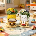 thumbnail image 6 of Gumesh Cute Face Planters Succulent Pots, Funny Rocking Chair Reading Head Flower Planter Cactus Pot with Drainage Hole for Indoor Outdoor Plants, Unique Plant Lover Gifts, 6 of 9