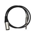 thumbnail image 3 of Versatile 3.3FT Pro Balanced 1/4 Inch TRS to Male Cable for rophone, Speaker, Mixer, Camera, Amplifier, Electric Guitar, Soundbox, Equalizer - Perfect for All Your pipe connection tasks, 3 of 5