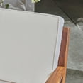 thumbnail image 2 of Wilcox Outdoor 7 Piece Sectional Sofa Set with Cushions, Teak, Beige, 2 of 7