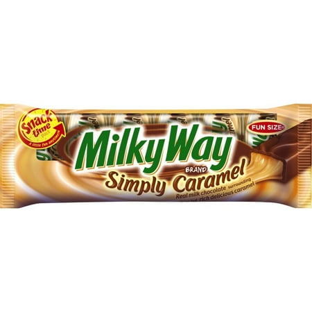 UPC 040000464280 product image for Milky Way Fun Size Simply Carmel Candy Bars, 4.42 Oz., 6 Count | upcitemdb.com