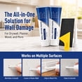 thumbnail image 4 of Efficient Drywall Repair Paste ,Kit with Scraper, Wall Mending Agent White Spackle for Holes & Cracks, Fast Dry Wall Repair for Dents, Tile Gap(1PC), 4 of 6