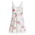 thumbnail image 5 of Endives Womens Nightgown Ladies Nightdresses Lace V Neck Nighties Nightshirt Soft Chemise Night Dress Sleepwear Women's Sleepdress, 5 of 5
