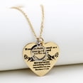 thumbnail image 5 of Uloveido Bible Verse Cross Necklace Double Side Heart Pendant, Faith as Small as Mustard Seed Can Move Mountains Matthew 17:20 (gold,round), 5 of 7