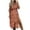 Camouflage, variant on Odeerbi Dresses for Women 2025 Casual Maxi Dresses Ladies Loose Print Three Quarter Sleeve Mini Dress Dress Khaki
