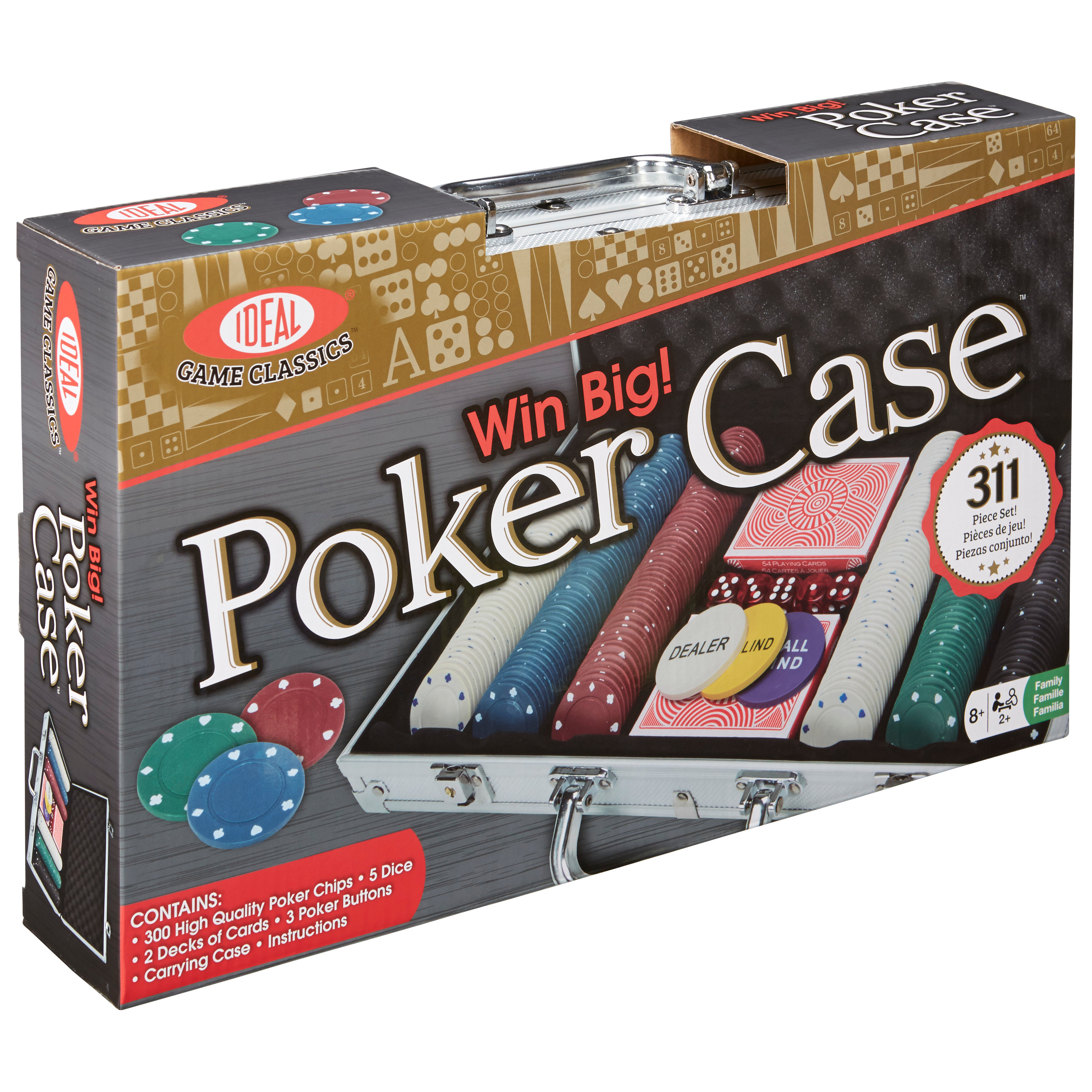 Ideal Win Big! Poker Case 300 Piece Set