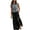 Gray, variant on Summer Dresses for Women under $10 Free Shipping Ladylike Fashion Women's Sexy Summer Casual Sleeveless Round Neck Printing fork Opening Dress