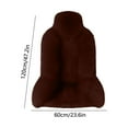 thumbnail image 3 of Winter Car Seat Cushion, Soft Furry Mat with Non-Slip Backing for Cold Weather Driving, Provides Warmth and Comfort on Vehicle Seats(Coffee), 3 of 6