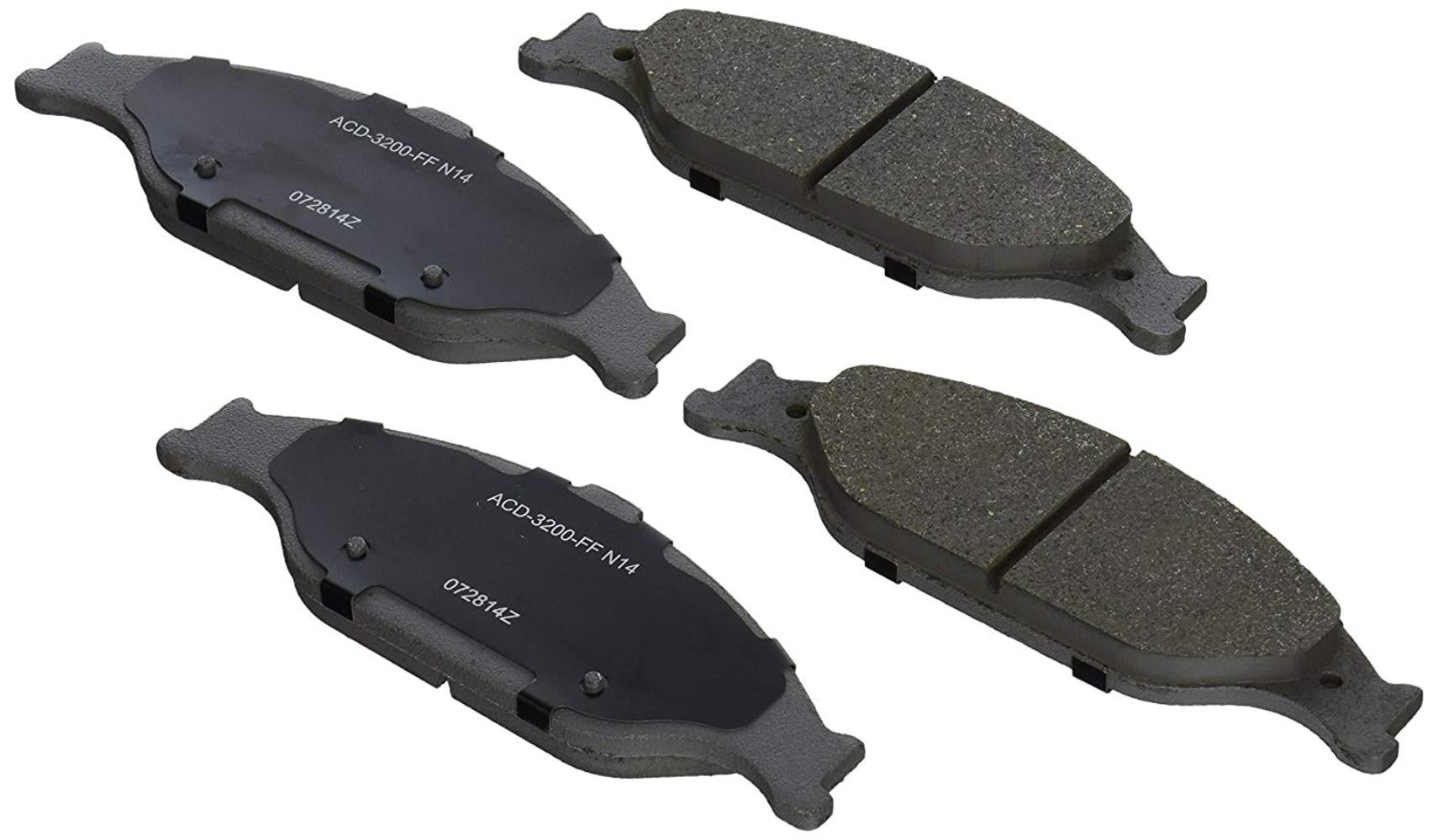 14D804CH Advantage Ceramic Front Disc Brake Pad Set, Ceramic, Semi