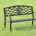 thumbnail image 1 of Benzara BM123008 Minot Banc de terrasse Noir, 1 of 1