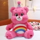 thumbnail image 4 of Miniso Lindo Oso de Peluche de Cumpleaños Arcoiris Cariñosito Juguetes de Peluche Adorable Oso de Dibujos Animados Muñecos de Peluche Suaves Almohadas de Peluche para Dormir Decoración del Hogar, 4 of 5