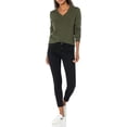 thumbnail image 4 of walmart Essentials Chandail à Col en V Standard pour Femmes en Coton 100 %, 4 of 6