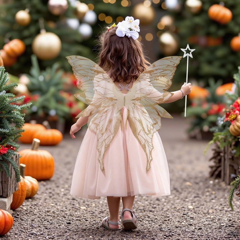 magic fairy dress up Moimili Rainbow Fairy Magic Cape main image 1