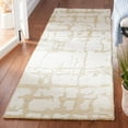 thumbnail image 2 of SAFAVIEH Martha Stewart Distressed Area Rug, Gold/Ivory, 8' x 10', 2 of 7