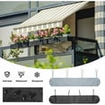 thumbnail image 2 of Housse de Store en y, Housse de Protection Anti-Poussière 5m pour Store de Patio Gris Housse de Rangement pour Store de Patio, Protection Hivernale Imperméable Noir, 2 of 5