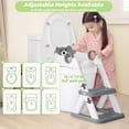 thumbnail image 4 of COOSEYA Potty Training Seat,Potty Training Toilet for Kids,Toddler Toilet Seat with Ladder,Children 12+ Months (Gray), 4 of 11