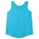 thumbnail image 2 of Recortada camisetas sin mangas para las mujeres Camiseta sin mangas de talla grande con cola de camisa para mujer, camiseta sin mangas sólida para mujer, ropa de verano (Sky Blue, XXXXL), 2 of 5