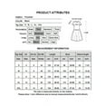 thumbnail image 2 of DYMADE Womens Summer Beach Roll Tab Long Sleeve Turn-down Collar Pockets Elastic Waist Shirt Dress, 2 of 5