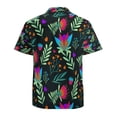 thumbnail image 3 of High Quality Hawaiian Shirts for Men Short Sleeve Aloha Beach Shirt Floral Summer Casual Button Down Shirts Blouses 4V94NQ, 3 of 7