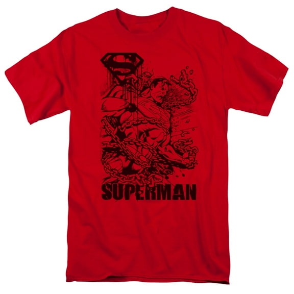 Superman Breaking Chains Officially Licensed Adult T Shirt