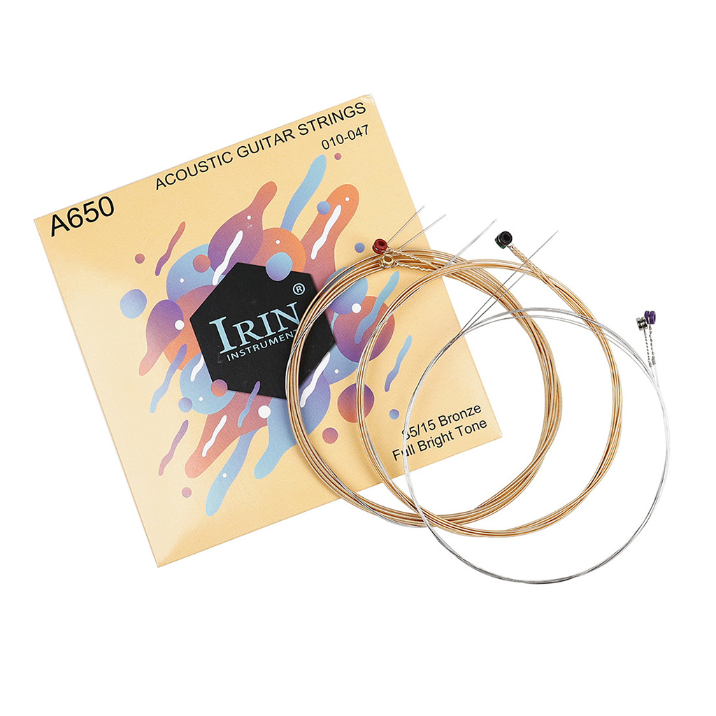 Zeiwohndc Acoustic Guitar Strings Practiced Metal 6 Strings A650 Guitar Accessories