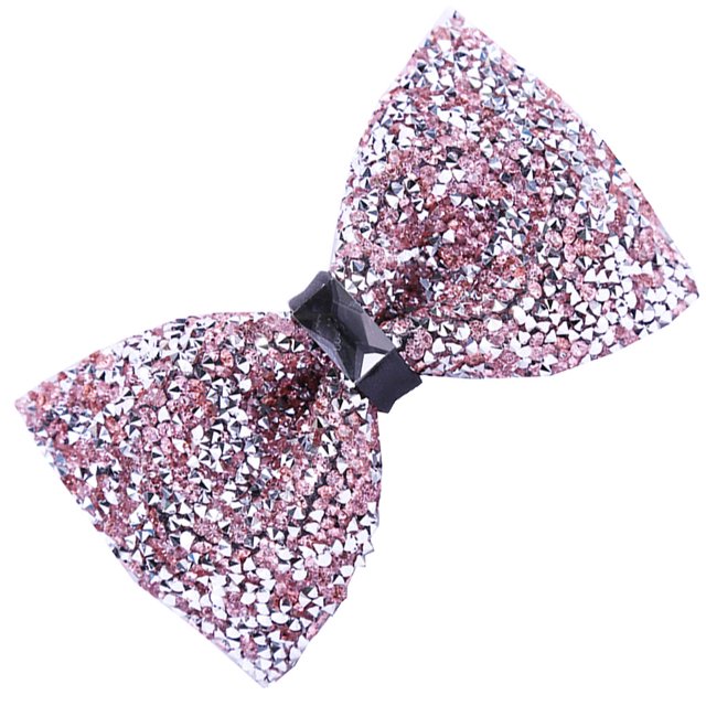 Sonducket Lazos de diamantes de imitación, lazos de cristal, corbata ornamental ostentosa, accesorio de ropa ajustable a la moda para banquetes y Accesorios de disfraces diez Sonducket AP009820-10B