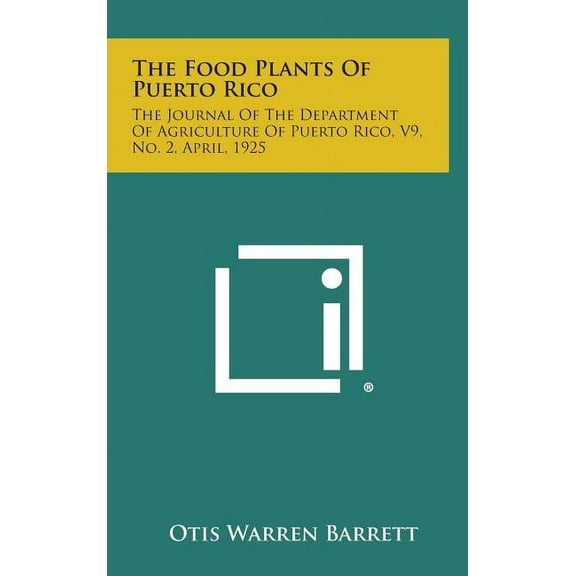 The Food Plants of Puerto Rico (Hardcover)