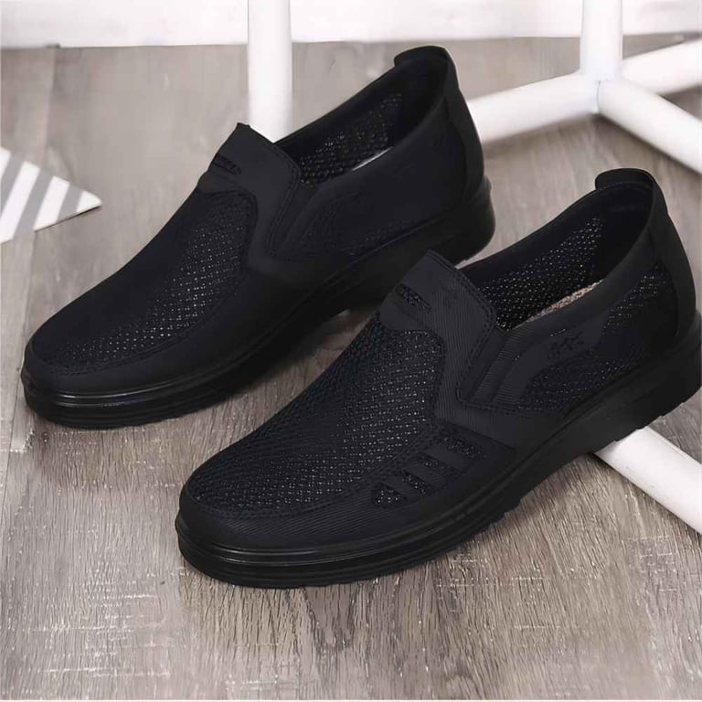Men\'s Mesh Breathable Walking Loafers Outdoor Lightweight Slip-on Casual Shoes Men main image 2