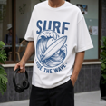 thumbnail image 6 of Men's 100% Cotton Short Sleeve Crewneck Graphic T-Shirt, Soft Breathable Moisture Wicking Casual Basic S-3XL, 6 of 7