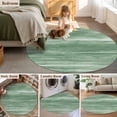 thumbnail image 5 of Round Rugs 3Ft, Sage Green Round Area Rug Washable Indoor Throw Carpet, Vintage Modern Abstract Art Ombre Small Non Slip Circle Rug for Bedroom Living Room Home Decor Aesthetic, 5 of 8