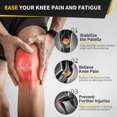 thumbnail image 2 of 1 Pack Knee Braces for Knee Pain, Patella Knee Support Strap, Adjustable Patellar Tendon Stabilizer Band for Jumpers Knee, Tendonitis, Basketball, Running, Hiking, Volleyball, Tennis, Squats, 2 of 5