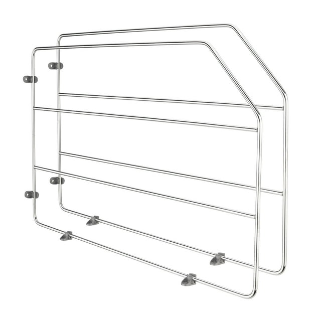 Rev-A-Shelf 12" Bakeware & Tray Divider for Wall/Base Cabinets, Chrome, 597-12CR-2-1