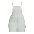 thumbnail image 5 of Celebrity Pink by Celebrity Pink Women's Comfort Stretch Denim Rompers, Plus Sizes 1X-3X, 2-Pack, 5 of 5