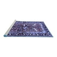 thumbnail image 2 of Ahgly Company Machine Washable Indoor Rectangle Animal Blue Traditional Area Rugs, 7' x 9', 2 of 4