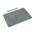 AUDeals Memory Foam Bath Mat Bathroom Rugs Toilet Soft Non Slip Mat