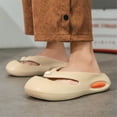 thumbnail image 5 of BETOOSEN Anti-Slip Wrap toe Flip Flops Sandals Pillow Slippers for Women Men, House Slides Clouds Shower Shoes for Indoor & Outdoor Platform Shoes, 5 of 11